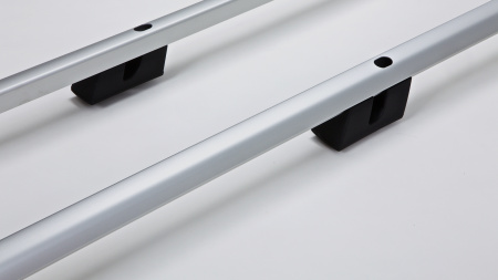 Рейлинги Сan Auto (VWT5.73.3812) Crown LWB Silver в штатные места для Volkswagen Multivan Длинная База T5, T6 2003+ от магазина ФаркопРос